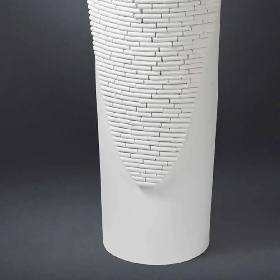Indoor Decorative Ceramic Vase Handmade in Italy - Calisto Viadurini