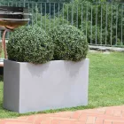 Garden Divider Pot in Colored Polyethylene Made in Italy - Maddison Viadurini