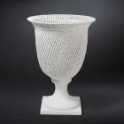 Elegant Indoor Ceramic Vase Handmade Made in Italy - Napoleone Viadurini