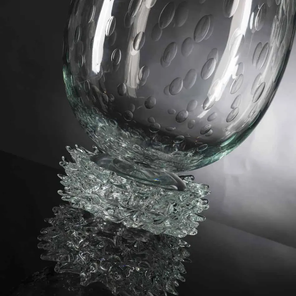 Elegant Indoor Vase in Murano Glass Made in Italy - Copernicus Viadurini