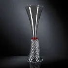 Elegant Indoor Vase in Blown Murano Glass Made in Italy - Inverso Viadurini