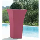Garden Flower Pot in Colored Polyethylene Made in Italy - Tremont Viadurini