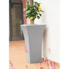 Garden Flower Pot in Colored Polyethylene Made in Italy - Tremont Viadurini