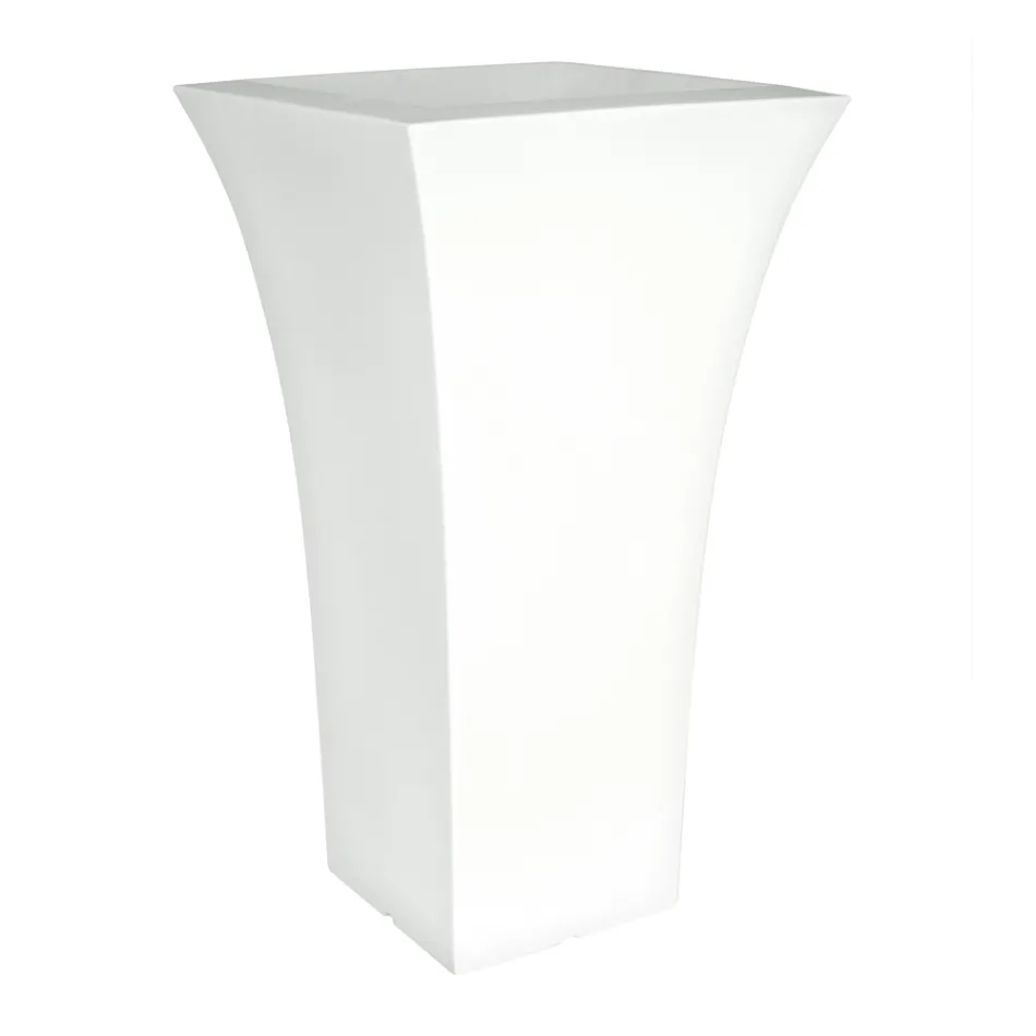 Garden Flower Pot in Colored Polyethylene Made in Italy - Tremont Viadurini