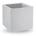 Vase in Colored Polyethylene Cubic Shape Made in Italy - Tonello Viadurini