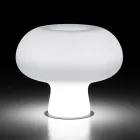 Outdoor Luminous Vase in Polyethylene with LED Light Made in Italy - Boba Viadurini