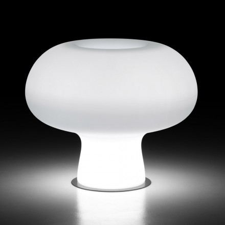Outdoor Luminous Vase in Polyethylene with LED Light Made in Italy - Boba Viadurini