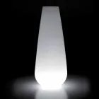 Luminous Vase for Outdoor Design in Polyethylene Made in Italy - Menea Viadurini