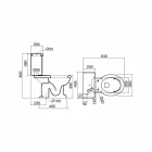 Classic Design Monoblock Vase in White Ceramic Made in Italy - Marwa Viadurini