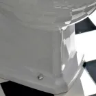 Classic Design Monoblock Vase in White Ceramic Made in Italy - Marwa Viadurini