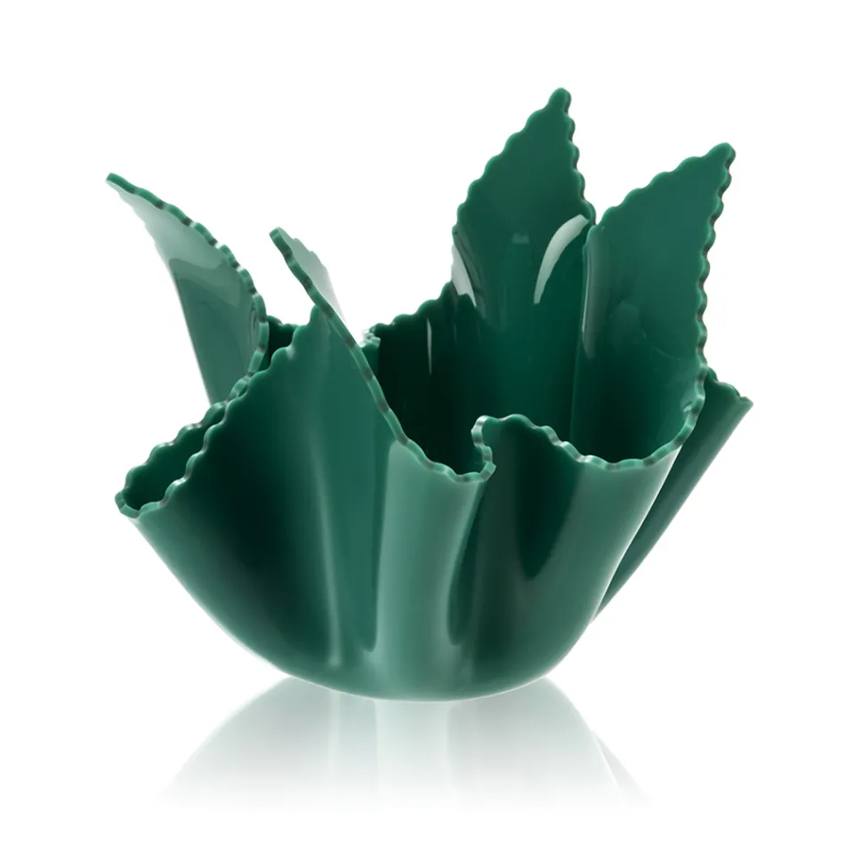 Recyclable Draped Colored Plexiglass Vase 2 Pieces 2 Sizes - Gabria Viadurini