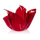 Recyclable Draped Colored Plexiglass Vase 2 Pieces 2 Sizes - Gabria Viadurini