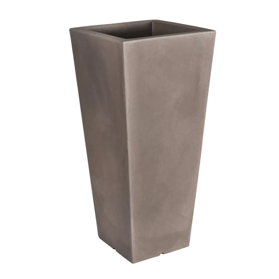 Fluo Colored Square Garden Vase with Light Made in Italy - Avanas Viadurini