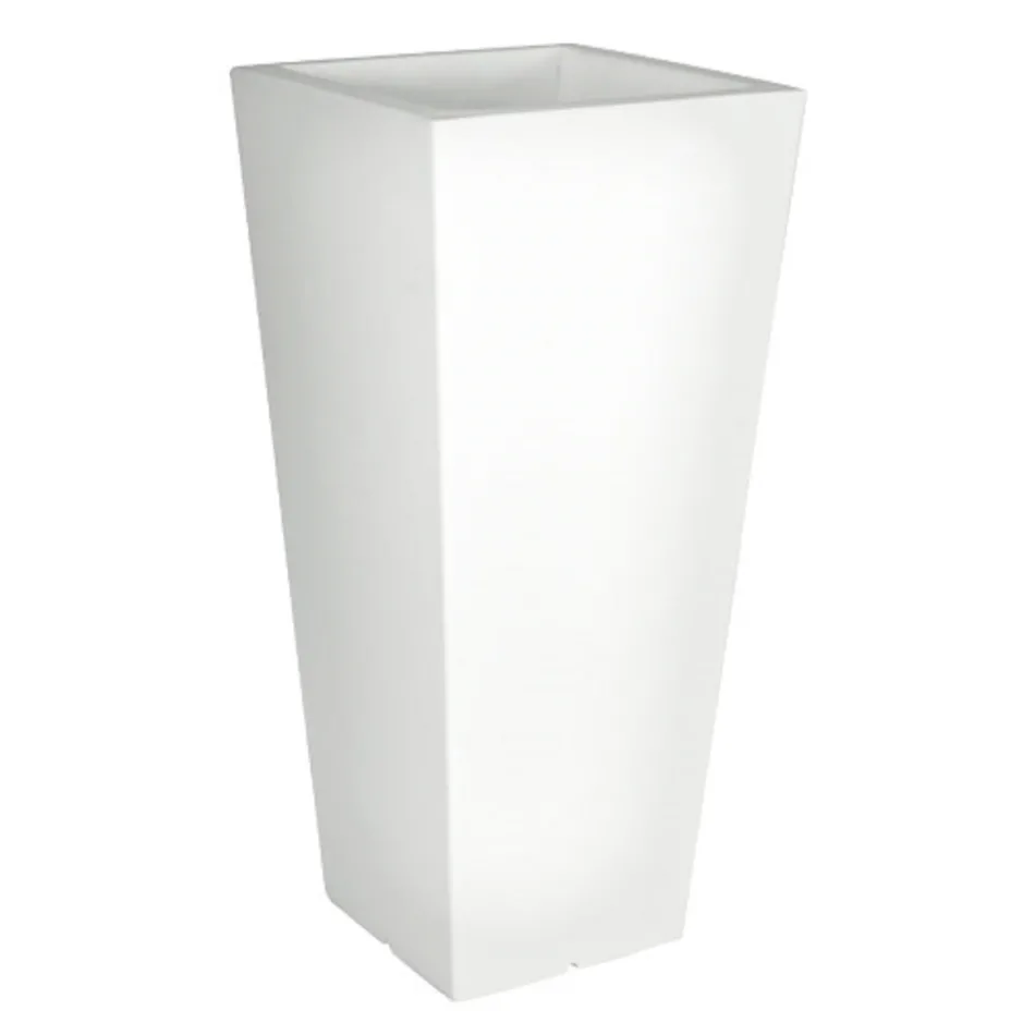 Fluo Colored Square Garden Vase with Light Made in Italy - Avanas Viadurini