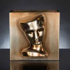 Modern Rectangular Vase in Colored Ceramic Handmade in Italy - Lucas Viadurini