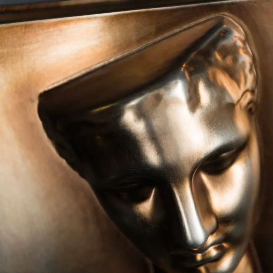 Modern Rectangular Vase in Colored Ceramic Handmade in Italy - Lucas Viadurini