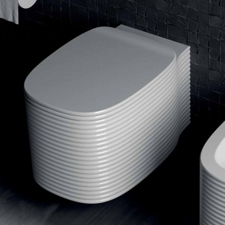 Hanging ceramic vase of modern design made in Italy, Hamlet Viadurini