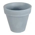 Round Colored Garden Vase or with Lighting Made in Italy - Avanas Viadurini