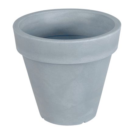 Round Colored Garden Vase or with Lighting Made in Italy - Avanas Viadurini