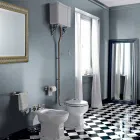 Ceramic Floor Vase with Cassette Made in Italy - Marwa Viadurini