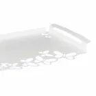 White, Beige or Ivory Iron Design Serving Tray Made in Italy - Leiden Viadurini