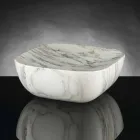 Design Tray in Arabescato White Carrara Marble Made in Italy - Rock Viadurini