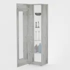 Design Living Room Display Cabinet in White, Anthracite or Concrete Wood - Suzana Viadurini