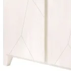 Living Room Showcase Structure in Solid Fir Wood Made in Italy - Pascual Viadurini