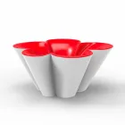 Vondom Agatha planter of modern outdoor colored polyethylene design Viadurini