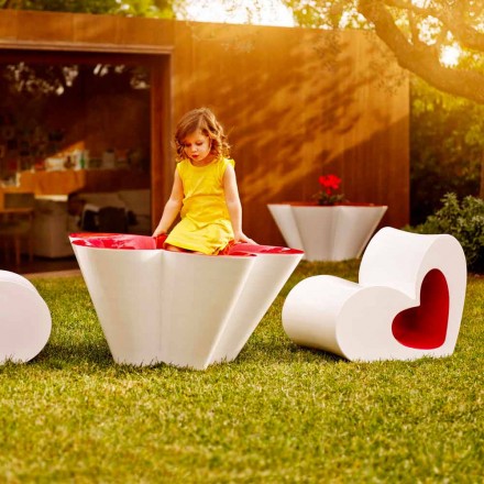 Vondom Agatha planter of modern outdoor colored polyethylene design Viadurini
