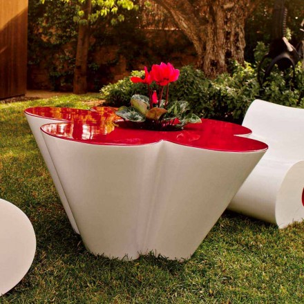 Vondom Agatha design outdoor table in colored polyethylene Viadurini